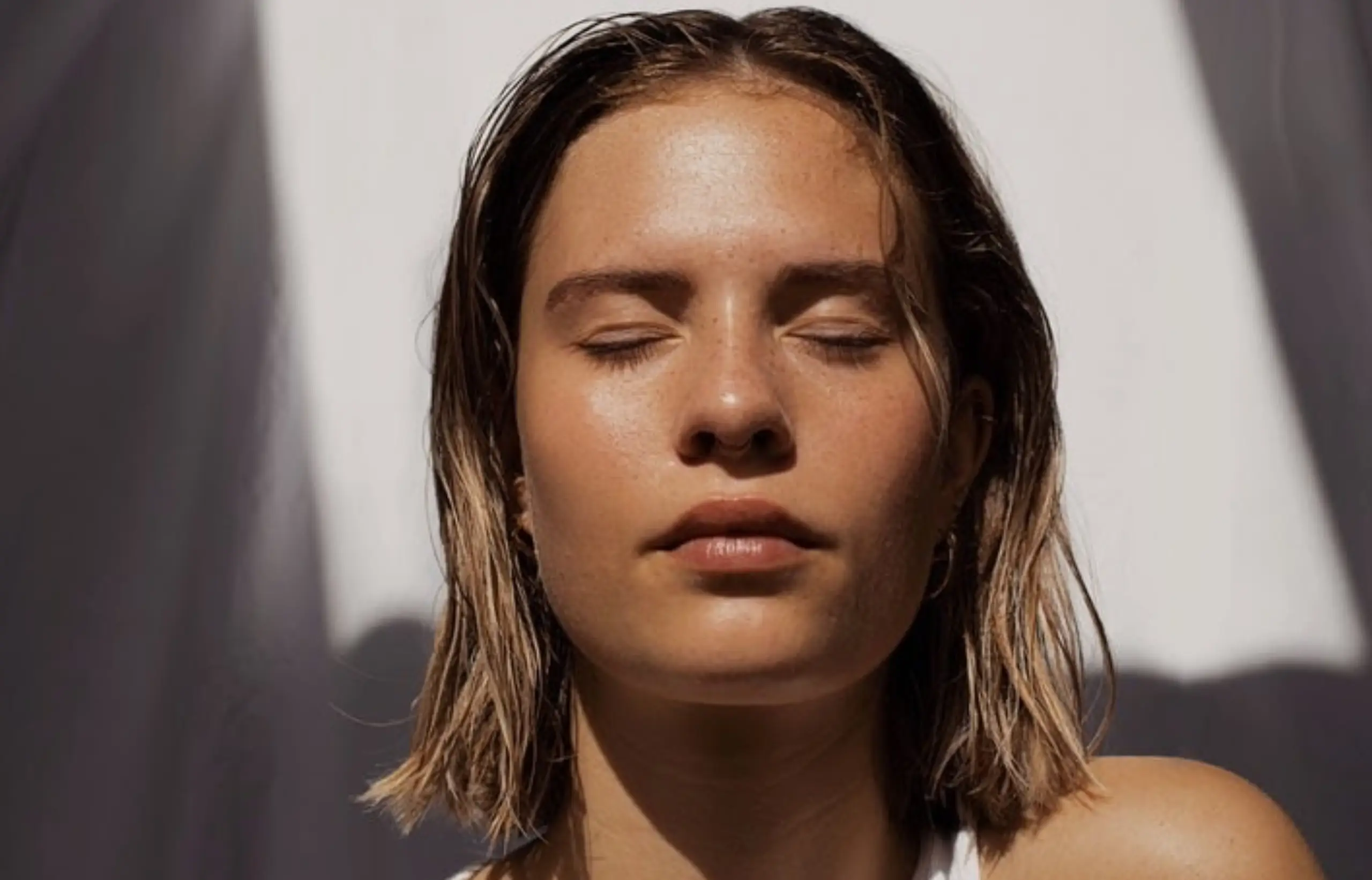 Glowing sun kissed skin