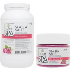 La Palm Rose Organic Sea Salt Pedicure & Manicure Soaks