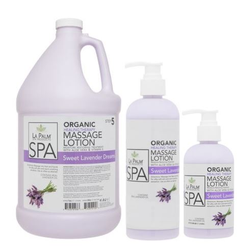 La Palm Organic Massage Lotion Sweet Lavender