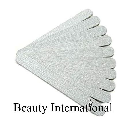 100/180 Grit Grey Nail Files 10 Pack