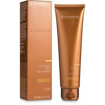 Academie Bronzecran Lait Solaire Body Sunscreen Milk Spf 30 150ml