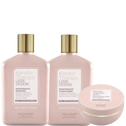 Alfaparf Lisse Design Keratin Therapy Haircare Set