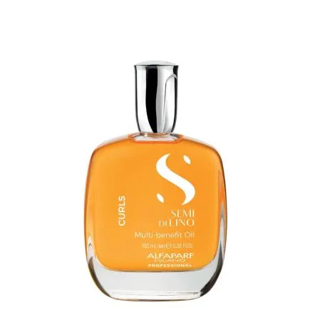 Shop Alfaparf Semi Di Lino Curls Multi-Benefit Oil at Beauty Savers nourishes, tames frizz, & boosts shine for beautifully defined curls. Shop now for radiant hair!
