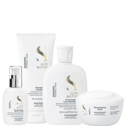 Alfaparf Semi Di Lino Diamond Illuminating Haircare Set