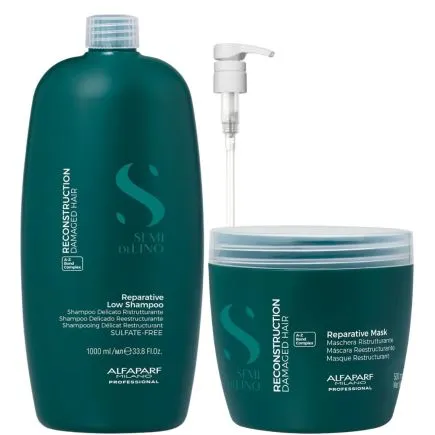 Alfaparf Semi Di Lino Reconstruction Reparative Shampoo & Mask
