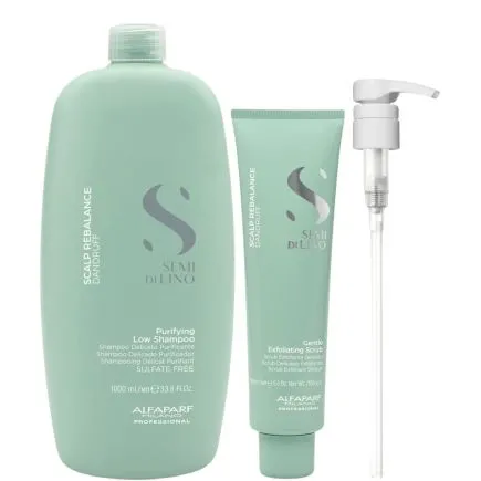 Alfaparf Semi Di Lino Scalp Rebalance Haircare 1 Litre Set
