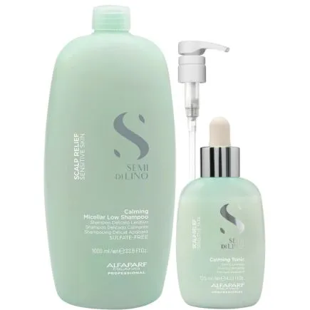 Alfaparf Semi Di Lino Scalp Relief Calming Haircare Set 1 Litre