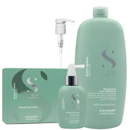 Alfaparf Semi Di Lino Scalp Renew Energize Haircare 1 Litre Set