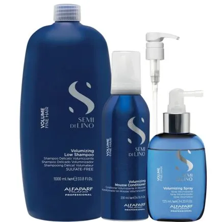 Alfaparf Semi Di Lino Volumizing Haircare 1 Litre Set