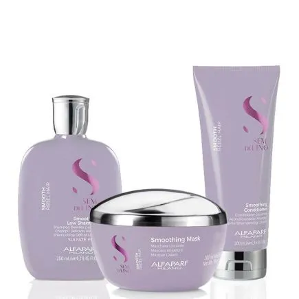 Alfaparf Semi Di Lino Smoothing Shampoo, Conditioner & Mask