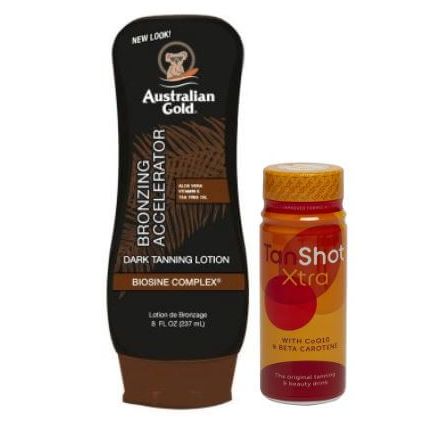 Australian Gold Bronze Tanning Accelerator And Tan Shot Xtra