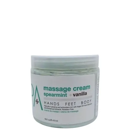 BCL Spearmint and Vanilla Massage Cream 16oz