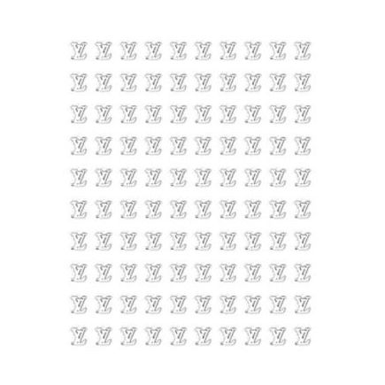 Beauty International Loui Viton Nail Stickers