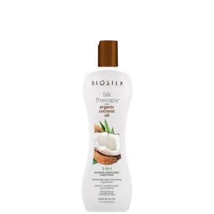 Biosilk Silk Therapy 3 in 1 Oil With Coconut Shampoo 167ml