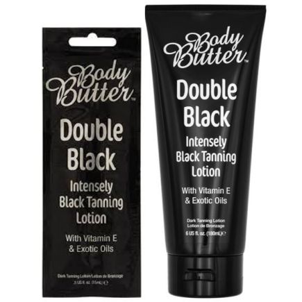 Body Butter Double Black Intensely Black Tanning Lotion Sachet