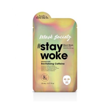 Body Drench Mask Society Stay Woke Face Mask