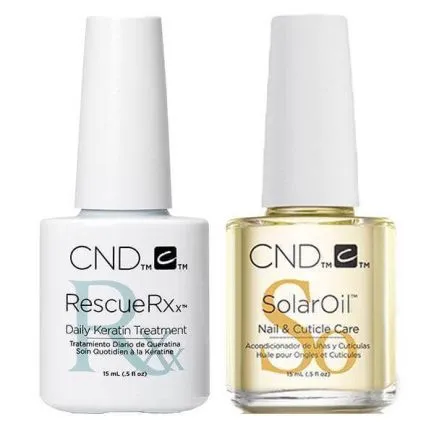 CND Solar Oil 15ml And Rescue Rxx 15ml | Nail Care Products Online