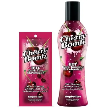 Supre Tan Cherry Bomb Hot Tingle Dark Tanning Accelerator 250ml