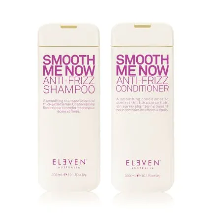 Eleven Australia Smooth Me Now Anti Frizz Shampoo And Conditioner