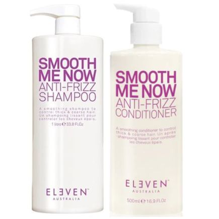 Eleven Australia Smooth Me Now Anti Frizz Shampoo And Conditioner 960ml