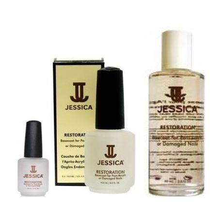 Jessica Restoration Basecoat For Post Acrylic or Damage Nails 15ml