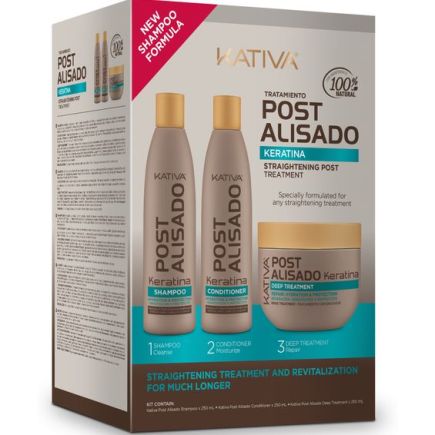 Kativa Keratin Alisado Brazilian Straightening Aftercare Kit 3