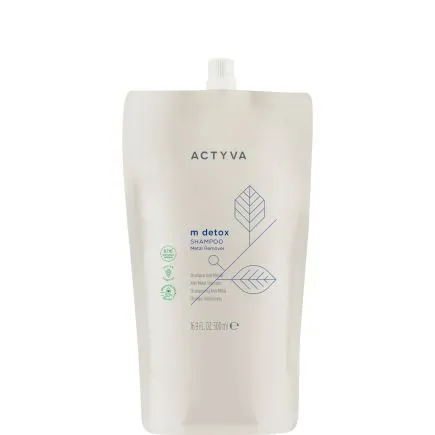 Kemon Actyva M Detox Anti-Metal Shampoo Pouch Bag 500ml