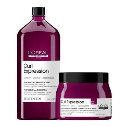 L'Oreal Curl Expression Large Clarifying Shampoo and Moisture Rich Mask