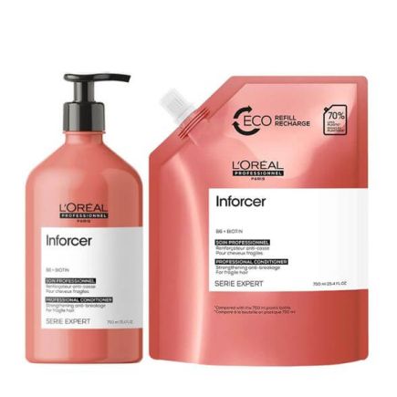 L'Oreal Serie Expert Inforcer Conditioner 750ml With Refill