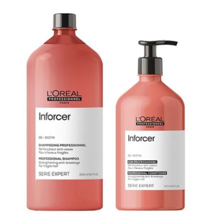 L'Oreal Serie Expert Inforcer Professional Shampoo And Conditioner