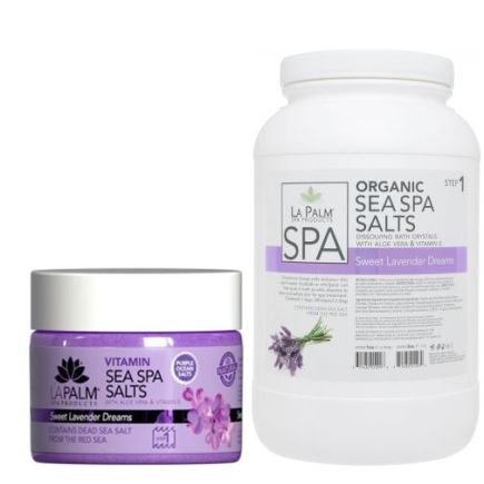 La Palm Sea Spa Salt Soak Sweet Lavender 12oz