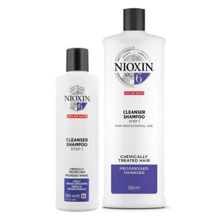 Nioxin System 6 Cleanser Shampoo For Chemically Treated Hair 300ml