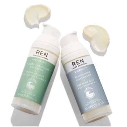 Ren Clean Skincare Day And Night Cream Duo