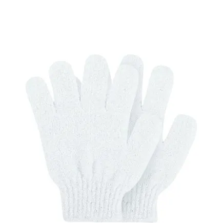 Rose & Caramel White Exfoliating Gloves