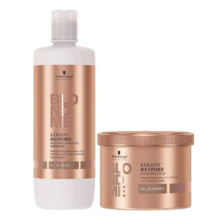 Schwarzkopf BlondMe Keratin Shampoo And Mask