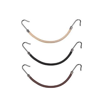 Sibel Pony Tail Hook Holders 12 Pack Black