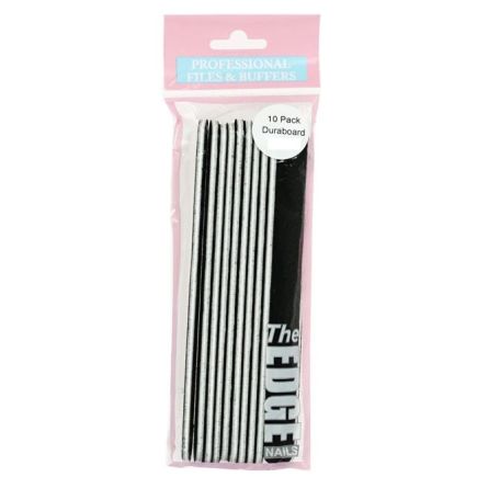 The Edge Duraboard Nail Files 180/180 10 Pack