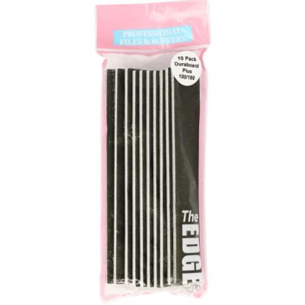 The Edge Dura Plus Files 100/180 Grit 10 Pack