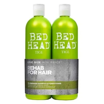 Tigi Bed Head Rehab For Hair Re Energise Twin Pack