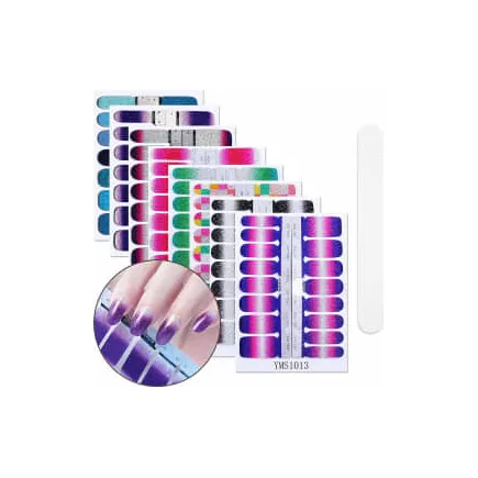 Trendy Nail Wraps Wraps Black