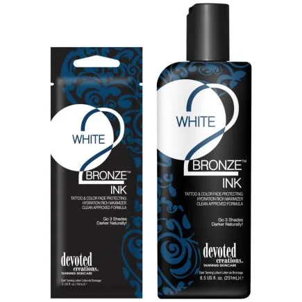 White 2 Bronze Black Ink Tanning Accerlerator 250ml