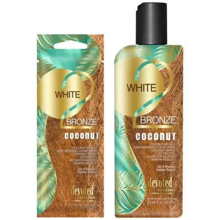 White 2 Bronze Coconut Tanning Accelerator Sachet