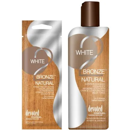 White 2 Bronze Natural Bronzing Lotion 250ml