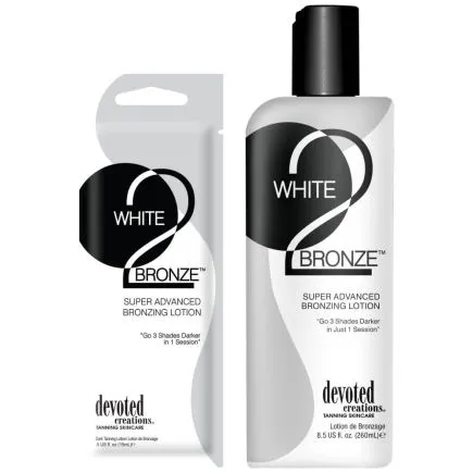 White 2 Bronze Super Advanced Original Tanning Lotion 250ml