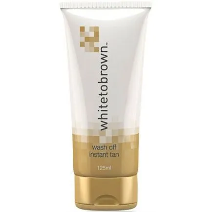 White To Brown Wash Off Instant Tan 125ml