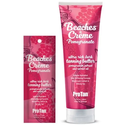 Pro Tan Beaches and Creme Pomegranate Tan Accelerator 22ml