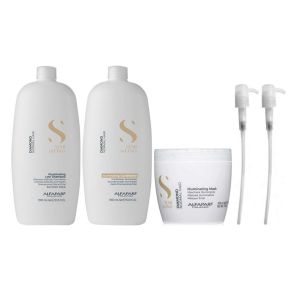 Alfaparf Illuminating Shampoo, Conditioner & Mask Professional Bundle