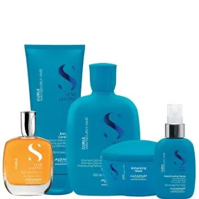 Alfaparf Semi Di Lino Curls Enhancing Haircare Set