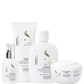 Alfaparf Semi Di Lino Diamond Illuminating Haircare Set