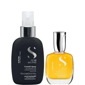 Alfaparf Semi Di Lino Sublime Cristalli Haircare Set